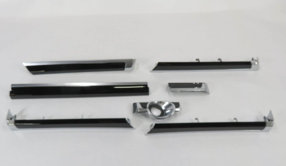 Thumbnail 13: 2011 PORSCHE CAYENNE (958) FRONT & REAR DOOR / DASH (BLACK GLOSS) TRIM SET-7