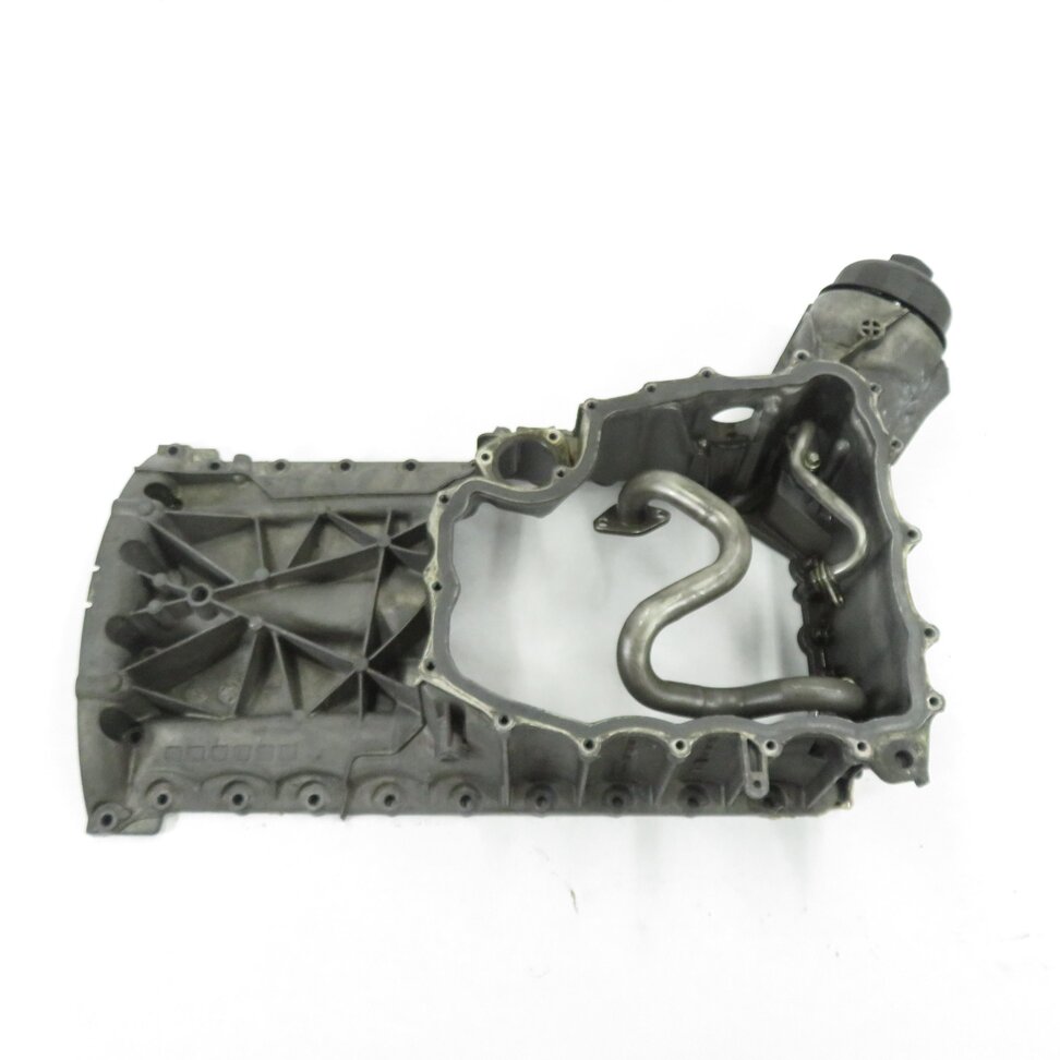 Thumbnail 2: 2011-2013 PORSCHE CAYENNE (958) 4.8L M48 V8 ENGINE UPPER MOTOR OIL PAN CRADLE