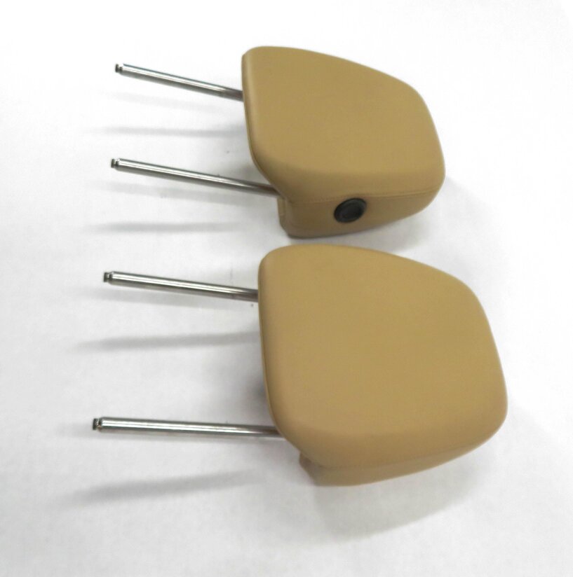 Thumbnail 3: 2011 PORSCHE CAYENNE (958) FRONT LEFT & RIGHT HEADREST SET-2 (LUXOR BEIGE)
