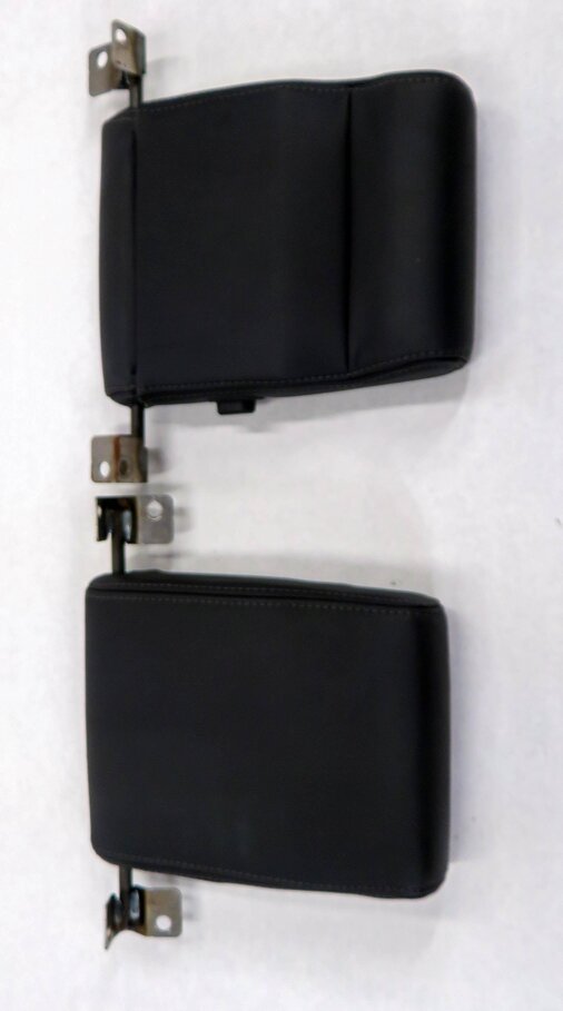 Thumbnail 4: 2012 LAND ROVER LR4 - REAR 3rd ROW SEAT HEADREST SET-2 (EBONY BLACK LEATHER)
