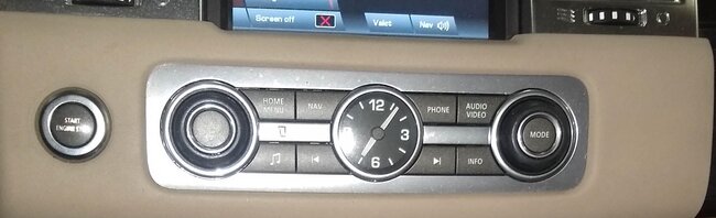 Thumbnail 2: 2011 RANGE ROVER SPORT (L320) RADIO STEREO NAVIGATION SWITCH BUTTON PANEL