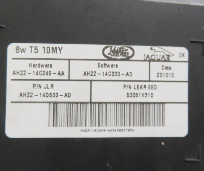 Thumbnail 6: 2010-2011 RANGE ROVER SPORT (L320) FRONT MEMORY SEAT CONTROL MODULE
