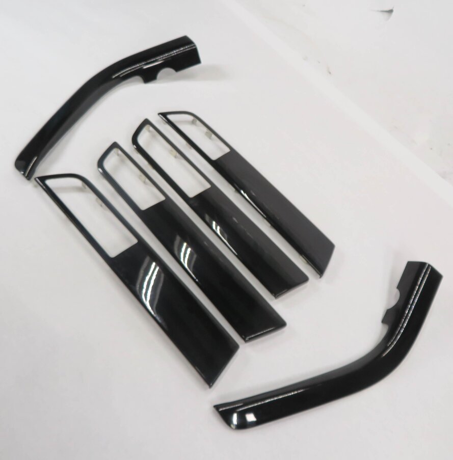 2011 RANGE ROVER SPORT (L320) FRONT & REAR DOOR CONSOLE (BLACK WOOD TRIM SET)