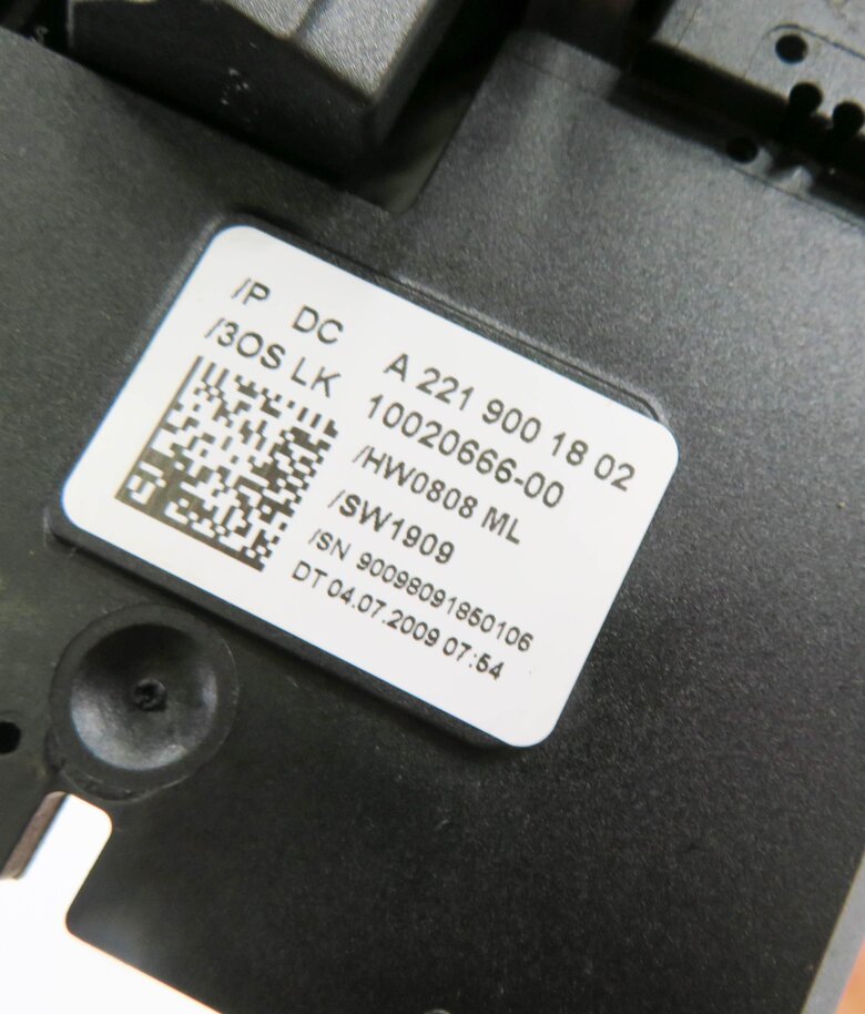 Thumbnail 6: 2010 MERCEDES S400 (W221) HYBRID - BLINKER WIPER CRUISE COMBINATION SWITCH