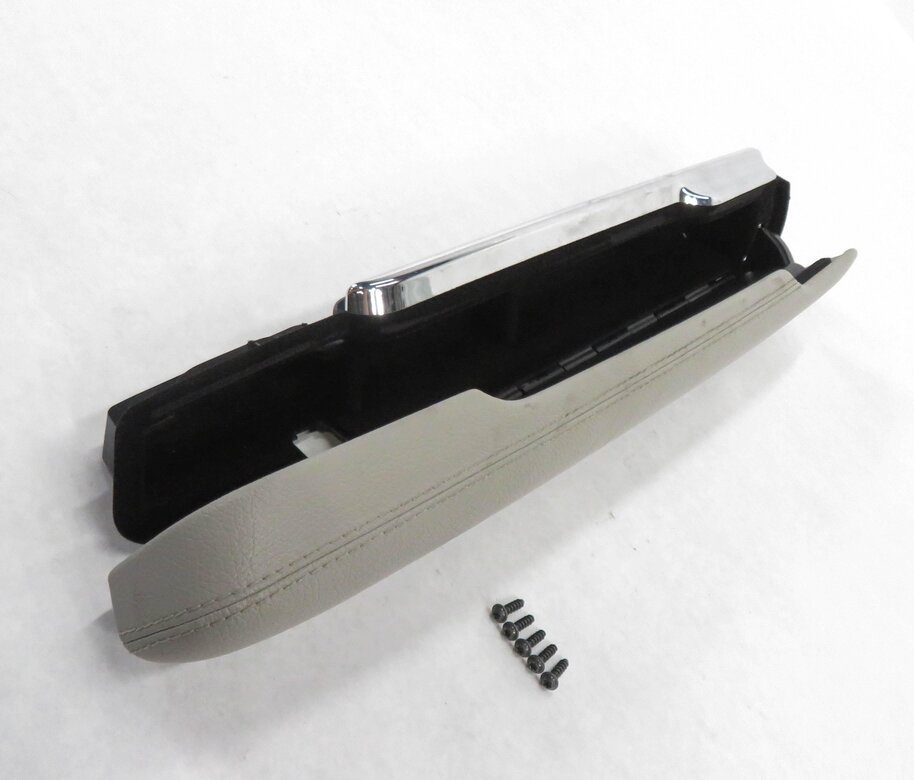 2010 MERCEDES BENZ S400 (W221) RIGHT FRONT PASSENGER ARMREST (GRAY LEATHER 218A)
