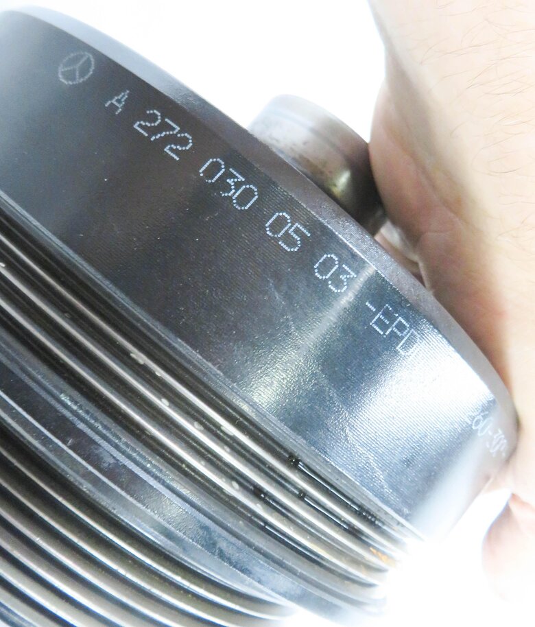 Thumbnail 5: 2010-2011 MERCEDES S400 (W221) HYBRID - 3.5L ENGINE HARMONIC BALANCER PULLEY