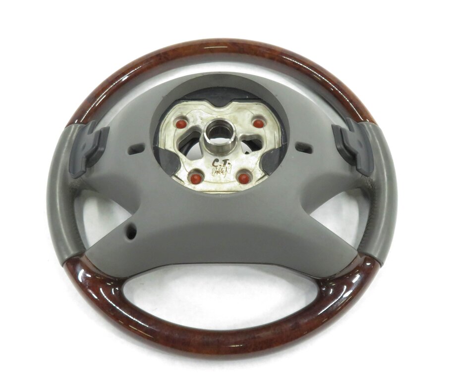 Thumbnail 5: 10-14 MERCEDES CL550 CL600 S400 (W216 W221) BURRED WALNUT / GRAY STEERING