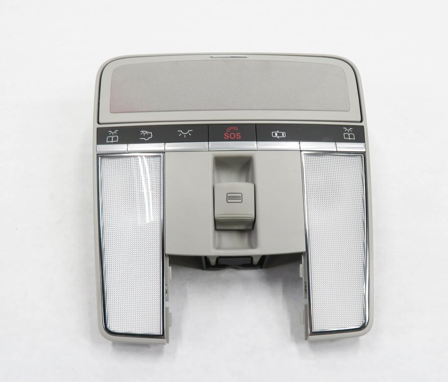 Thumbnail 4: 2010 MERCEDES BENZ S400 (W221) FRONT COURTESY MAP READING DOME LIGHT LAMP (GRAY)