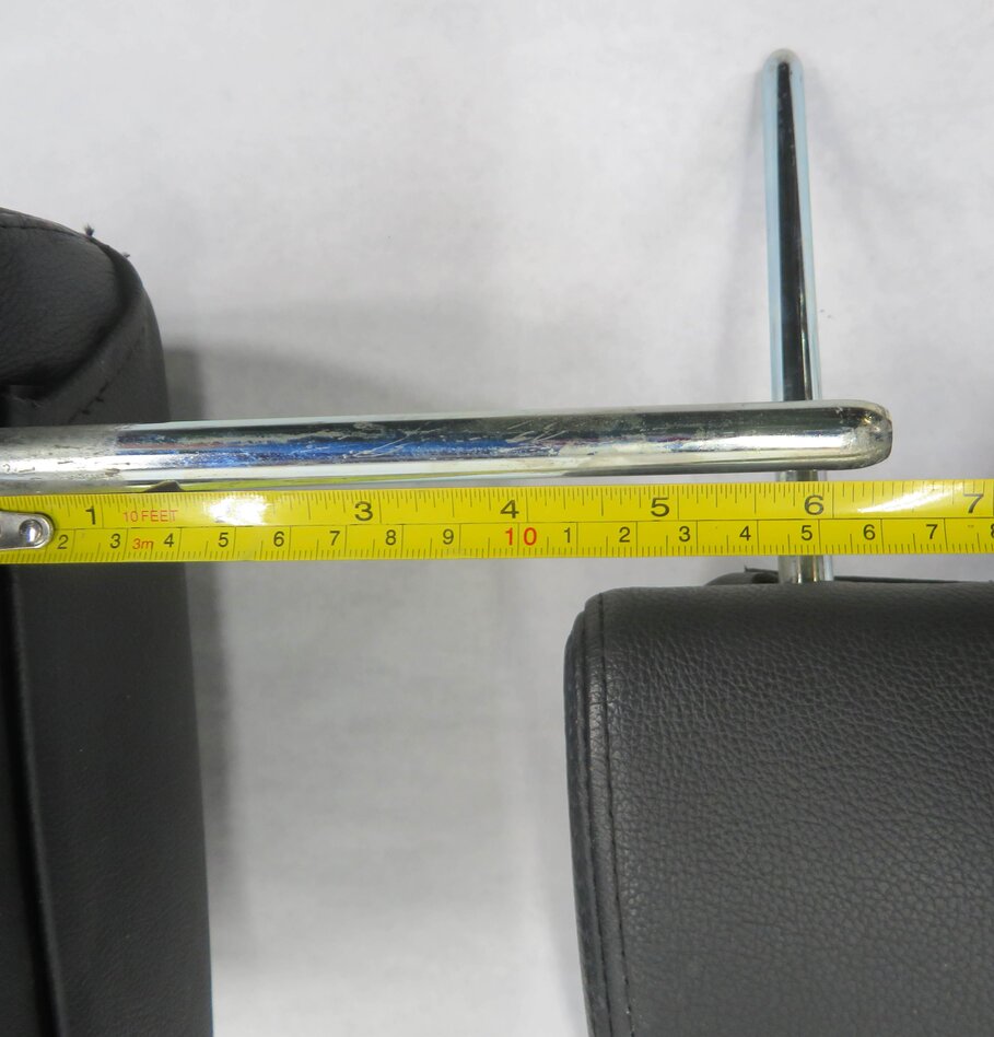 Thumbnail 6: 2006 RANGE ROVER SPORT (L320) FRONT HEADREST SET-2 (EBONY BLACK LEATHER)