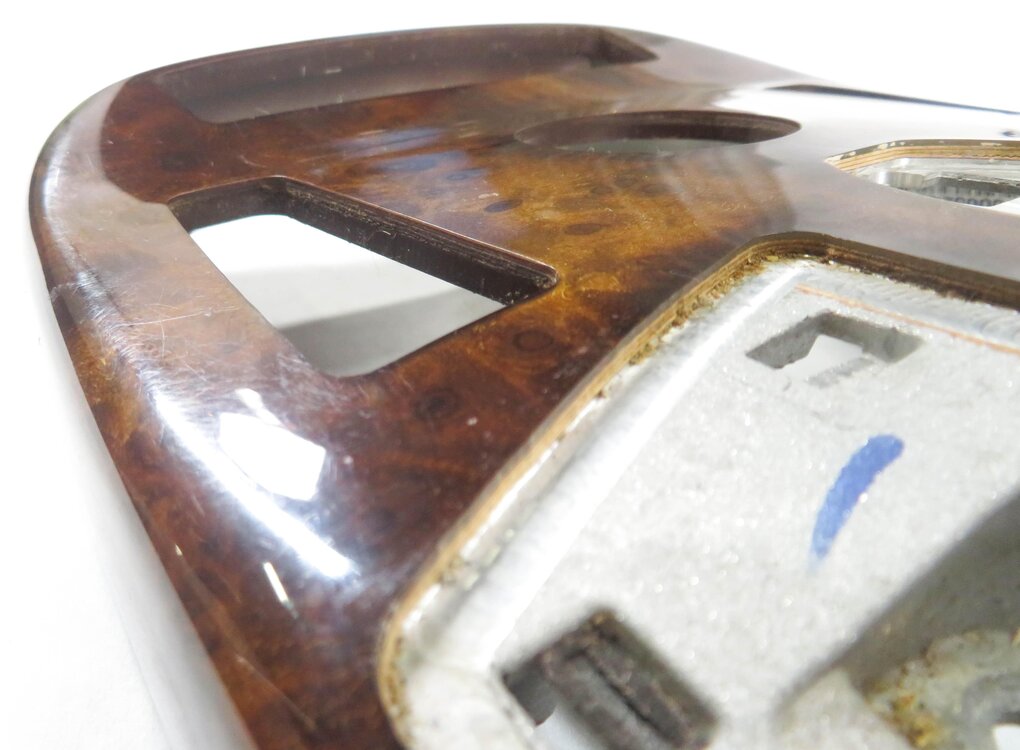 Thumbnail 14: 2009 MERCEDES BENZ S550 (W221) DASH DOOR CONSOLE (BURRED WALNUT) WOOD TRIM SET-7