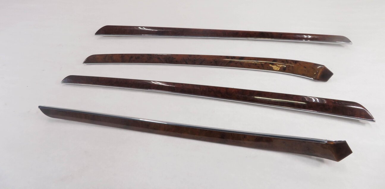 Thumbnail 2: 2009 MERCEDES BENZ S550 (W221) DASH DOOR CONSOLE (BURRED WALNUT) WOOD TRIM SET-7