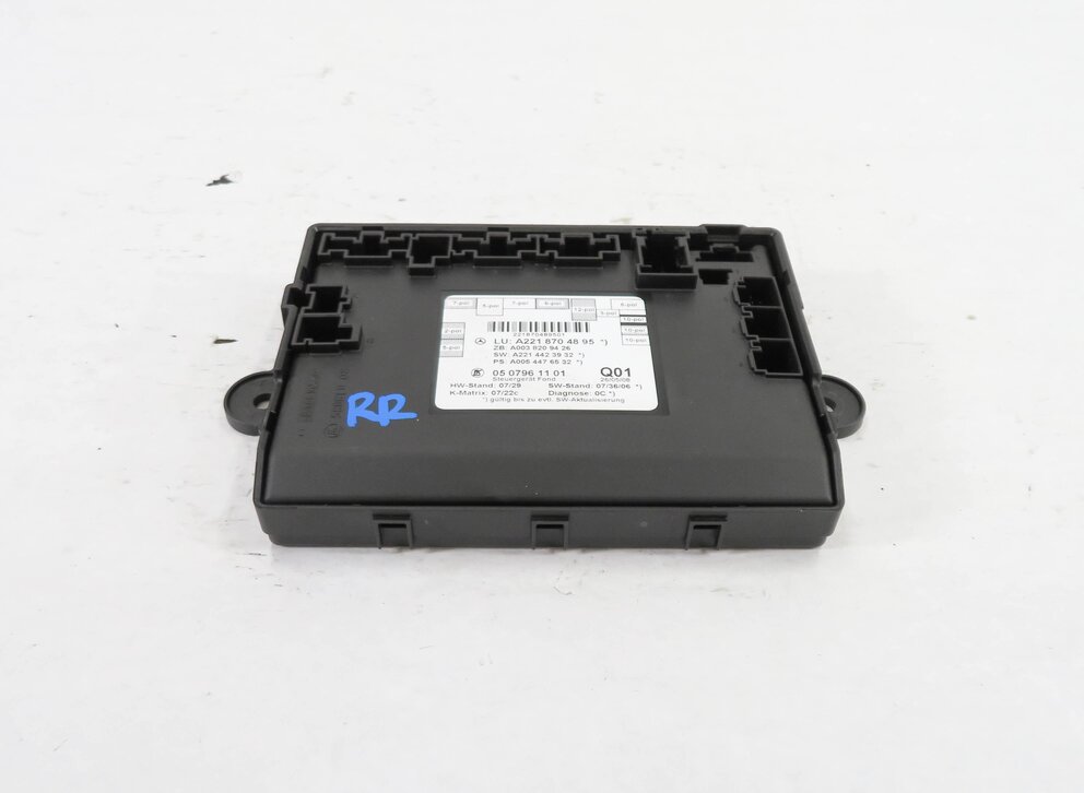 Thumbnail 1: 2009 MERCEDES BENZ S550 (W221) RIGHT SIDE REAR DOOR CONTROL MODULE