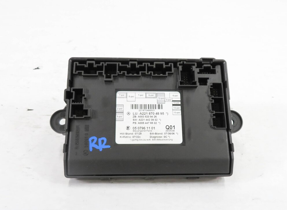 Thumbnail 5: 2009 MERCEDES BENZ S550 (W221) RIGHT SIDE REAR DOOR CONTROL MODULE