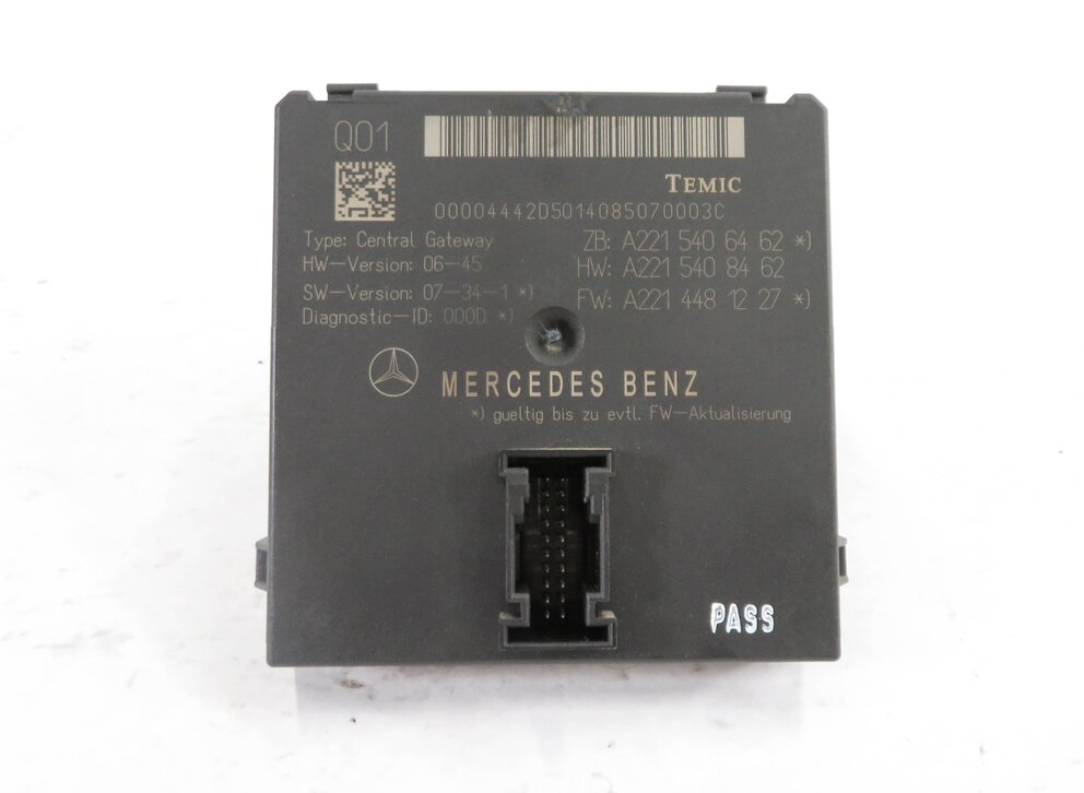 Thumbnail 11: 2009 MERCEDES CL550 CL600 S450 S550 S600 (W216 W221) GATEWAY MULTIPLEX MODULE