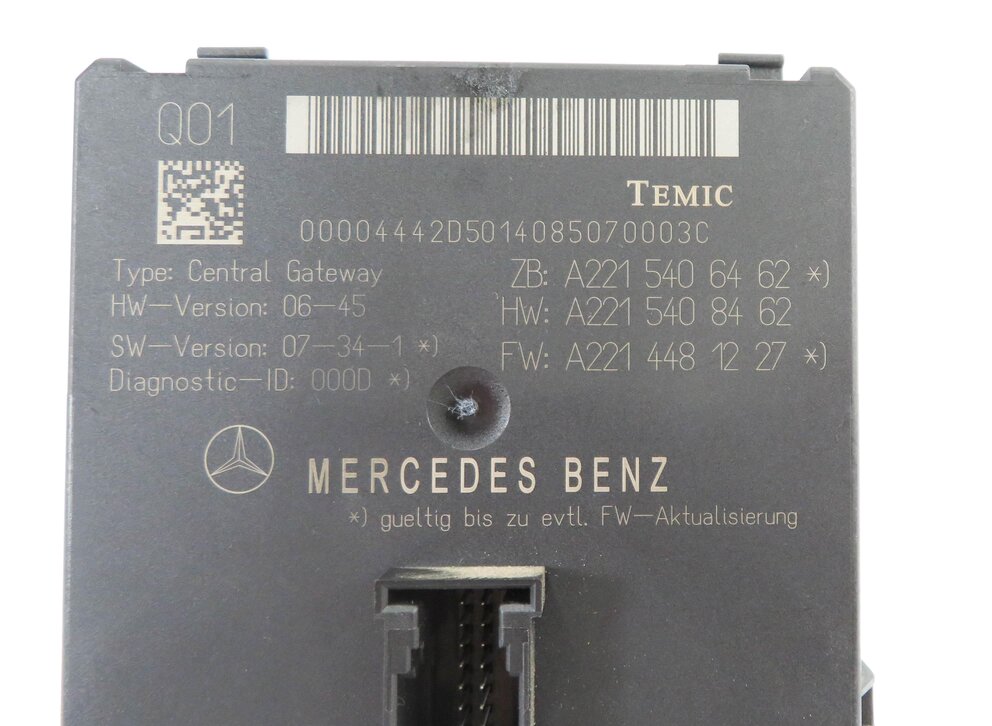 Thumbnail 12: 2009 MERCEDES CL550 CL600 S450 S550 S600 (W216 W221) GATEWAY MULTIPLEX MODULE