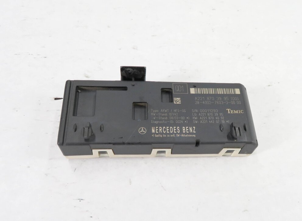 Thumbnail 6: 07-13 MERCEDES CL550 CL600 S350 S400 S450 S550 S600 - TRUNK LIFT CONTROL MODULE