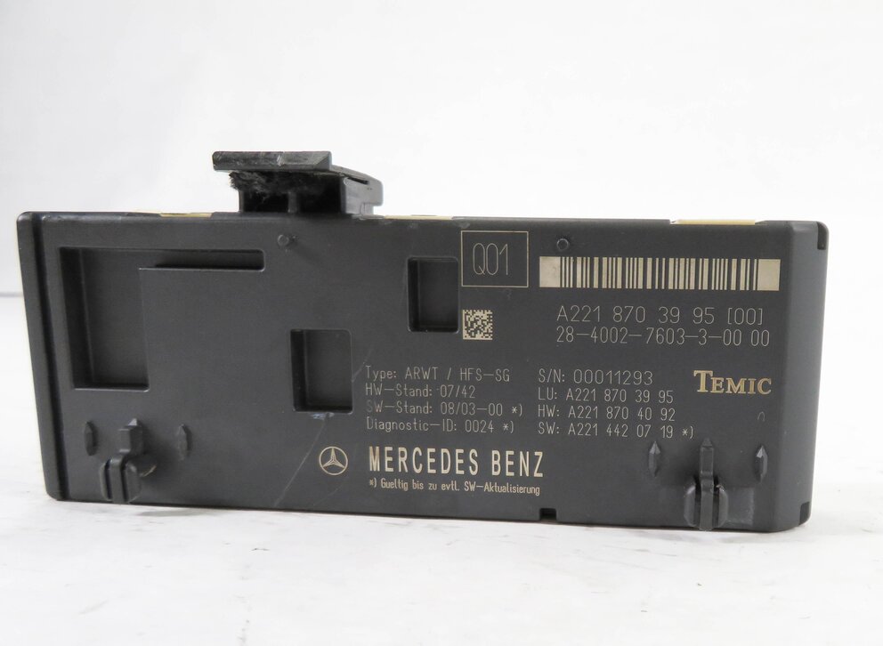 Thumbnail 7: 07-13 MERCEDES CL550 CL600 S350 S400 S450 S550 S600 - TRUNK LIFT CONTROL MODULE
