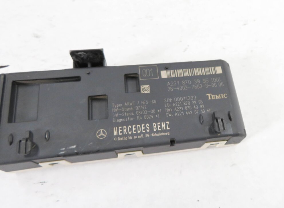 Thumbnail 8: 07-13 MERCEDES CL550 CL600 S350 S400 S450 S550 S600 - TRUNK LIFT CONTROL MODULE