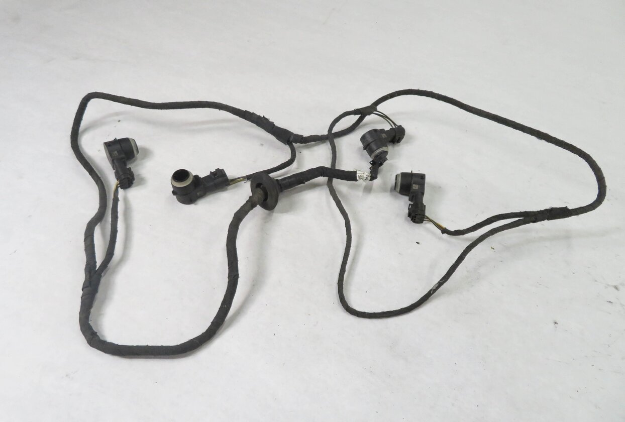 2009 MERCEDES S550 (W221) REAR PDC PARK DISTANCE SENSOR SET-4 w/ HARNESS (BLACK)