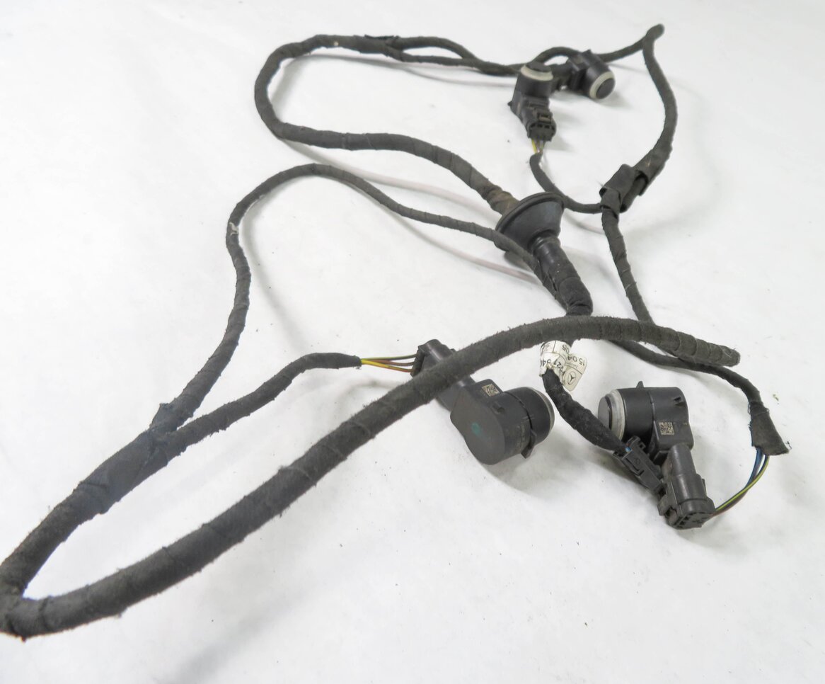 Thumbnail 2: 2009 MERCEDES S550 (W221) REAR PDC PARK DISTANCE SENSOR SET-4 w/ HARNESS (BLACK)