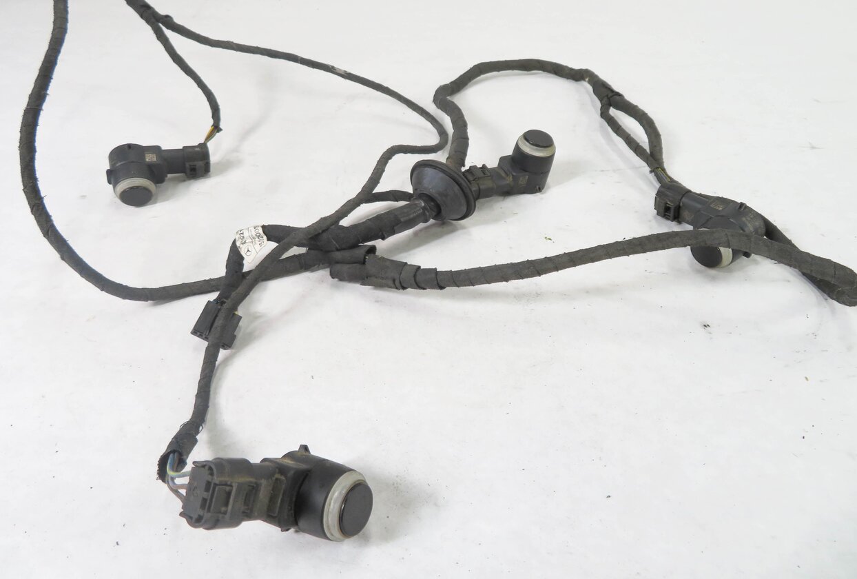Thumbnail 5: 2009 MERCEDES S550 (W221) REAR PDC PARK DISTANCE SENSOR SET-4 w/ HARNESS (BLACK)