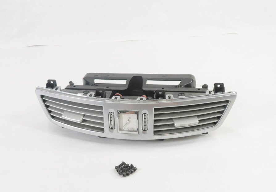 Thumbnail 2: 2009 MERCEDES BENZ S550 (W221) FRONT CENTER DASH HEATER A/C AIR VENT w/ CLOCK