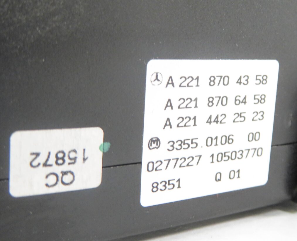 Thumbnail 10: 07-13 MERCEDES S350 S400 S450 S550 S63 S65 (W221) HEATER A/C TEMPERATURE CONTROL