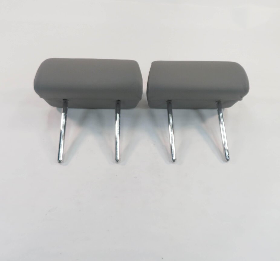 Thumbnail 1: 2007 BMW X5 (E70) REAR - LEFT & RIGHT SEAT HEADREST SET-2 (GRAY LEATHER LUAD)
