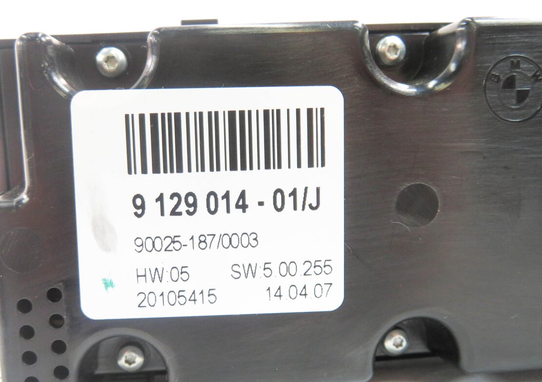 Thumbnail 10: 2007-2013 BMW X5 (E70) REAR HEATER A/C TEMPERATURE CLIMATE CONTROL PANEL