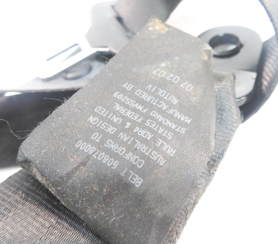 Thumbnail 10: 2007 RANGE ROVER SPORT (L320) REAR CENTER SEAT SEATBELT RETRACTOR (BLACK)