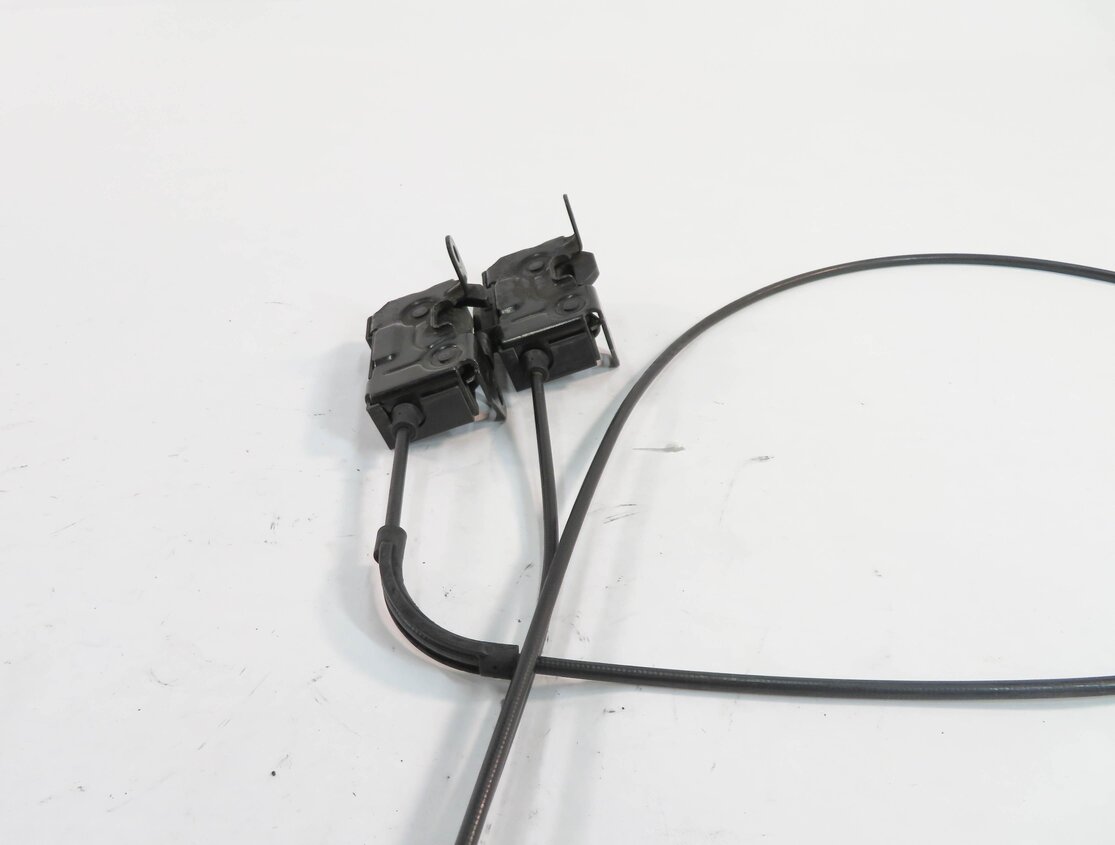 Thumbnail 3: 2010 MERCEDES BENZ E550 (C207) FRONT LOWER HOOD LOCK LATCH SET-2 w/ CABLE