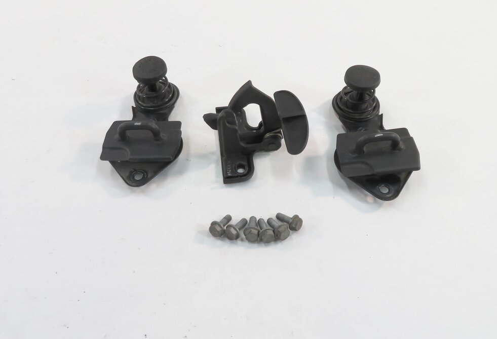 2009 MERCEDES ML320 (W164) HOOD SAFETY LATCH STRIKER SPRING SET-3