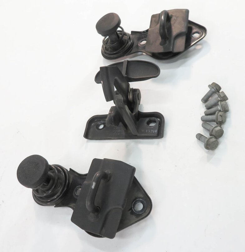 Thumbnail 2: 2009 MERCEDES ML320 (W164) HOOD SAFETY LATCH STRIKER SPRING SET-3