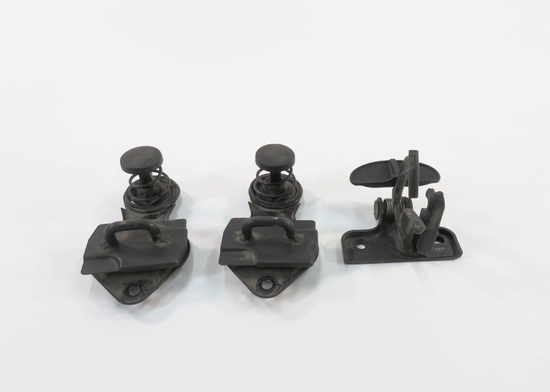 Thumbnail 4: 2010 MERCEDES BENZ ML350 (W164) FRONT HOOD SAFETY LATCH SPRING STRIKER SET-3