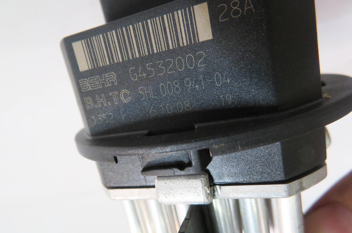 Thumbnail 7: 2009 BMW X5 (E70) REAR HEATER A/C BLOWER FAN MOTOR SPEED RESISTOR