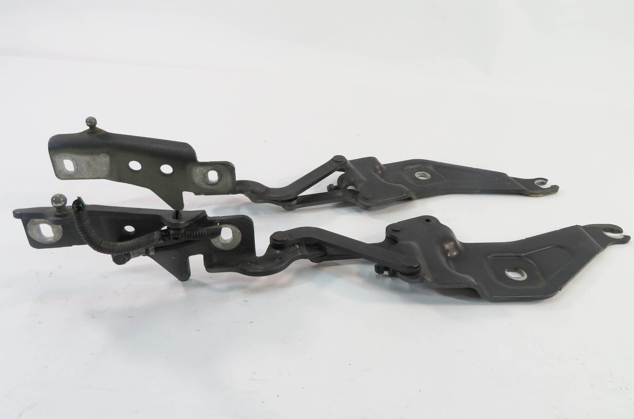 Thumbnail 4: 2007-2014 BMW X5 X6 (E70 E71) FRONT LEFT & RIGHT HOOD HINGE SET (SPACE GRAY A52)