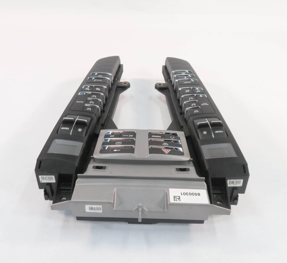 Thumbnail 4: 2010-2013 PORSCHE PANAMERA (970 G1) HEATER A/C SEAT TRACTION TRUNK SWITCH PANEL