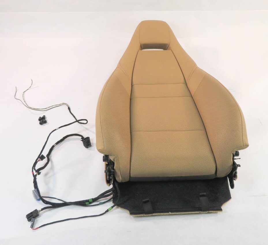 2010 PORSCHE PANAMERA (970) RIGHT UPPER TOP HEATED VENTED SEAT CUSHION (BEIGE)
