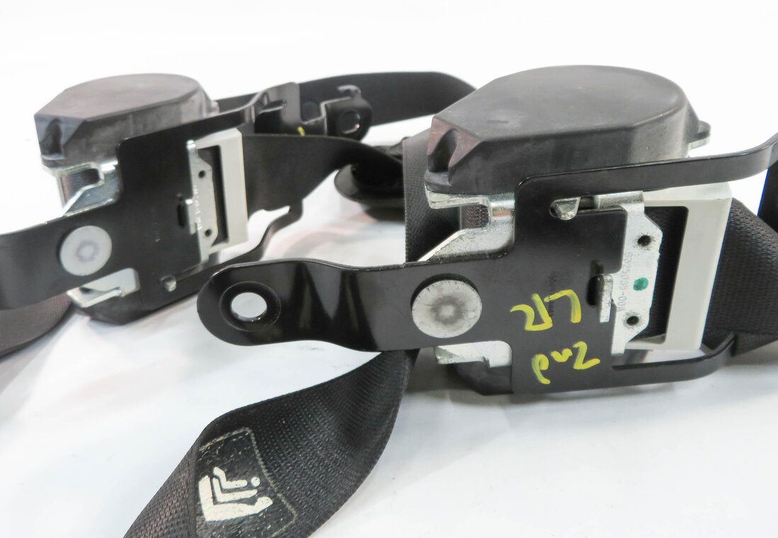 Thumbnail 5: 2008 BMW X5 (E70) L & R REAR 2nd SECOND ROW SEAT SEATBELT RETRACTOR SET (BLACK)