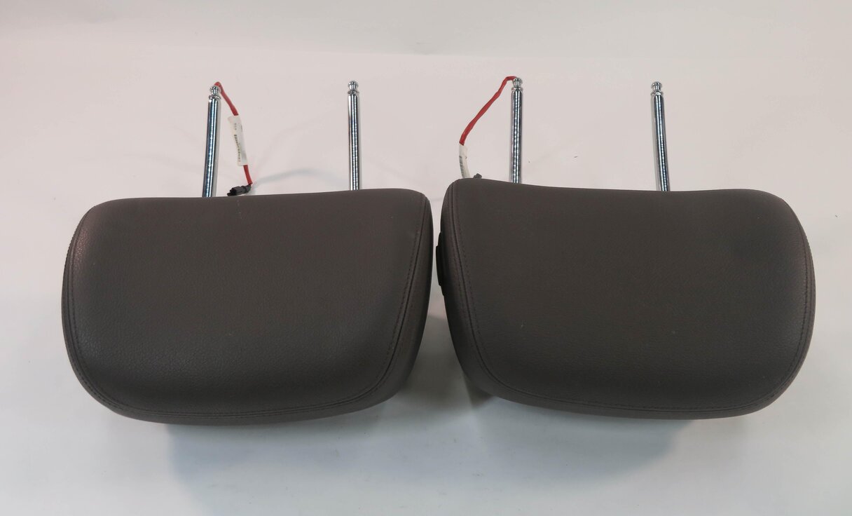 Thumbnail 3: 2008 BMW X5 (E70) FRONT LEFT & RIGHT HEADREST SET (TOBACCO NEVADA LEATHER LUF1)