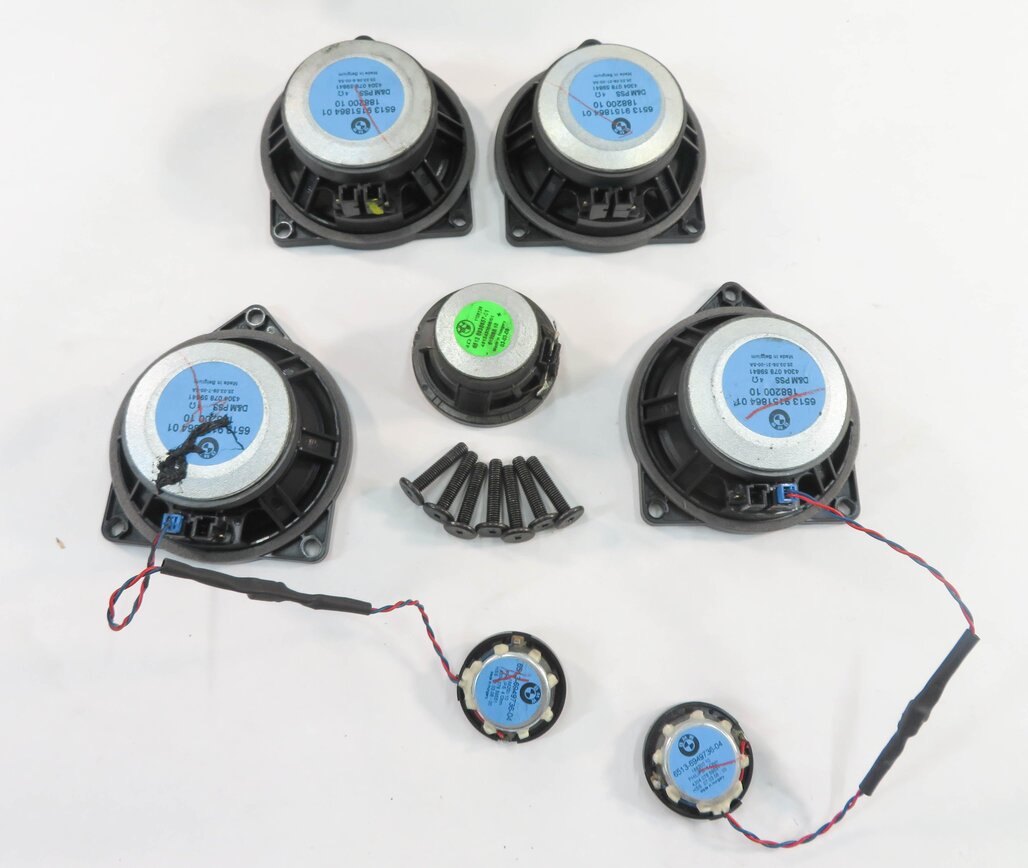 Thumbnail 9: 2008 BMW X5 (E70) RADIO STEREO MEDIA AUDIO SUBWOOFER TWEETER SPEAKER SET-9