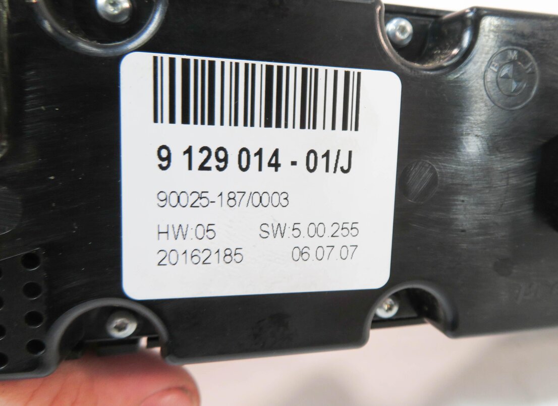 Thumbnail 8: 2007-2013 BMW X5 (E70) REAR HEATER A/C CLIMATE TEMPERATURE CONTROL PANEL