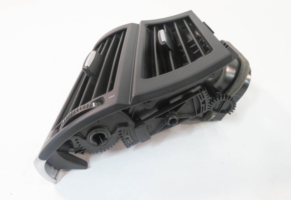 Thumbnail 5: 2008 BMW X5 (E70) LEFT DRIVER DASH HEATER A/C AIR VENT w/ SILVER TRIM