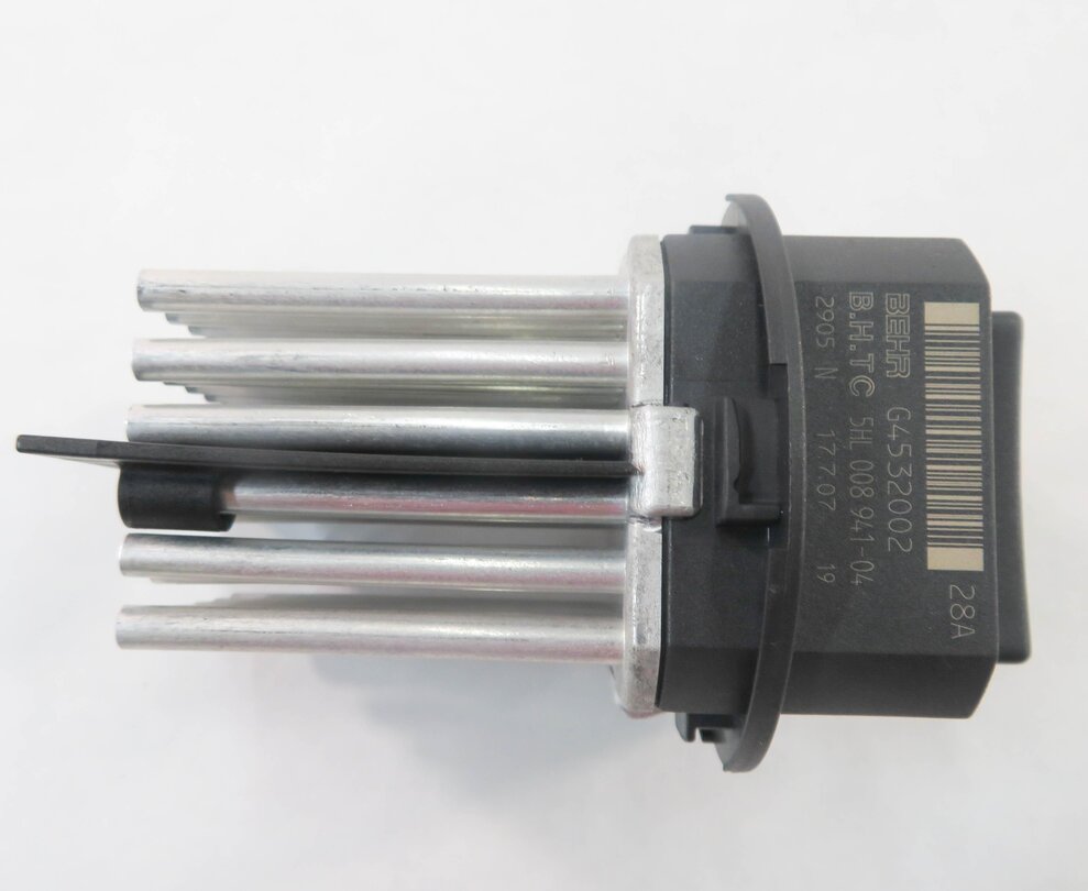 Thumbnail 4: 2008 BMW X5 (E70) REAR HEATER A/C BLOWER FAN MOTOR SPEED RESISTOR