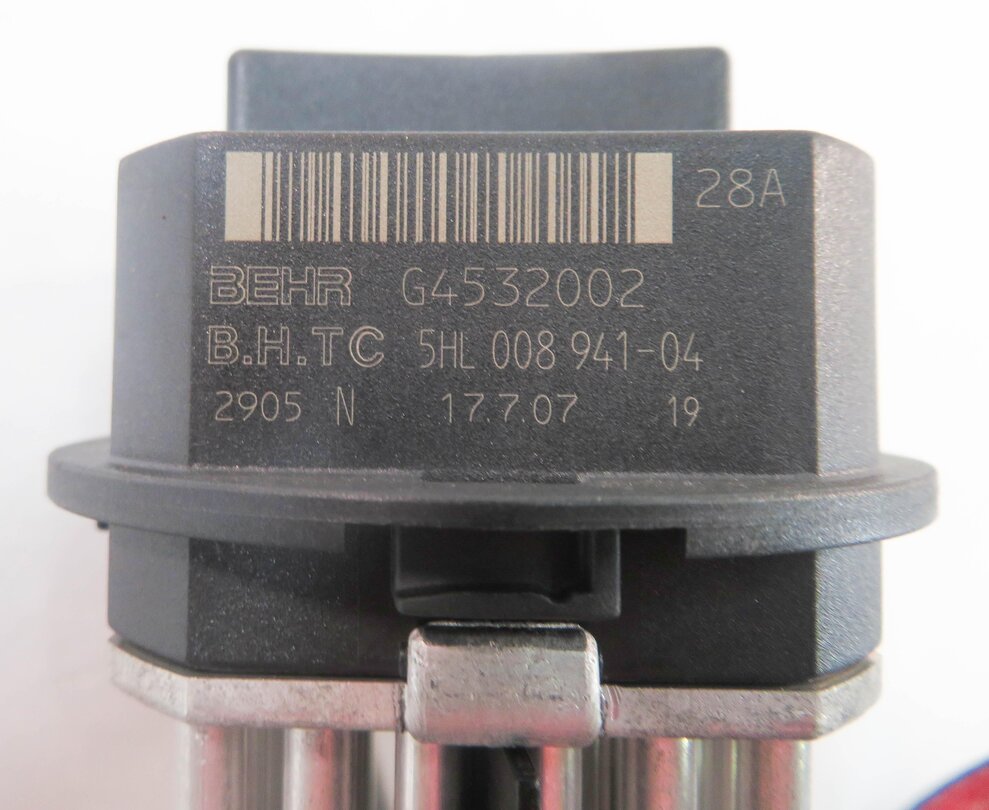 Thumbnail 9: 2008 BMW X5 (E70) REAR HEATER A/C BLOWER FAN MOTOR SPEED RESISTOR