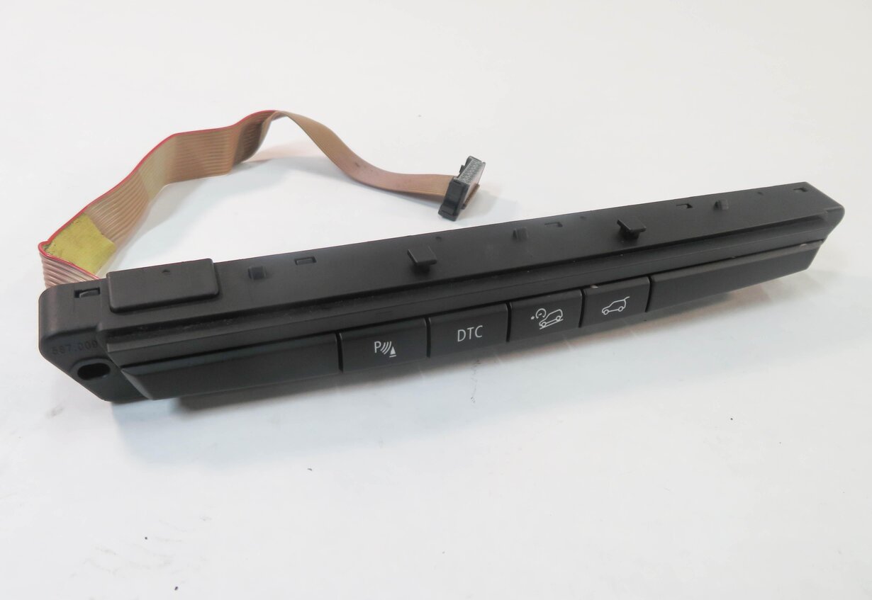 2008 BMW X5 (E70) FRONT PDC DTC HILL DESCENT TRUNK RELEASE SWITCH BUTTON PANEL