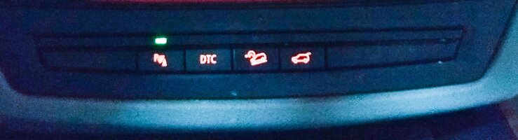 Thumbnail 2: 2008 BMW X5 (E70) FRONT PDC DTC HILL DESCENT TRUNK RELEASE SWITCH BUTTON PANEL