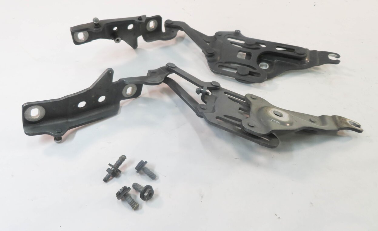 2007-2014 BMW X5 X6 (E70 E71) FRONT LEFT & RIGHT HOOD HINGE SET (MINERAL GREEN)