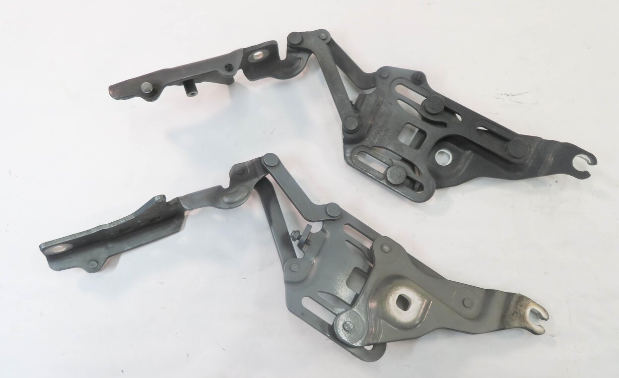Thumbnail 2: 2007-2014 BMW X5 X6 (E70 E71) FRONT LEFT & RIGHT HOOD HINGE SET (MINERAL GREEN)