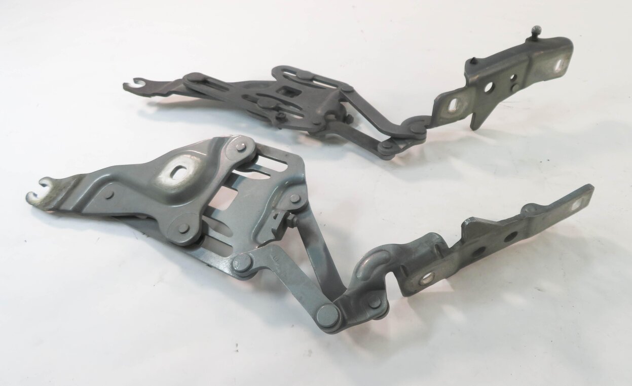 Thumbnail 6: 2007-2014 BMW X5 X6 (E70 E71) FRONT LEFT & RIGHT HOOD HINGE SET (MINERAL GREEN)